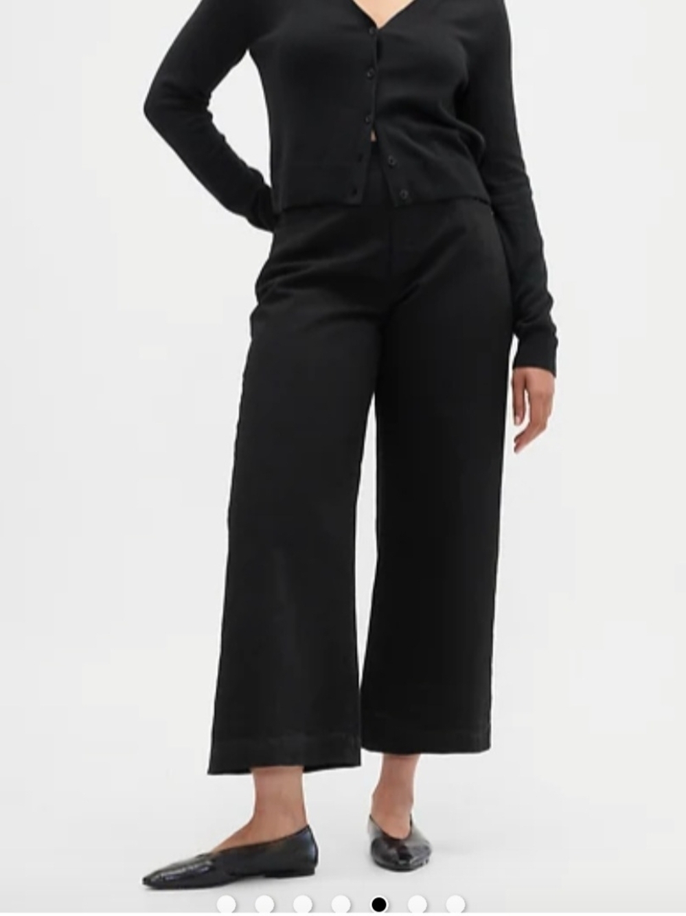 High Rise Wide-Leg Crop Jeans